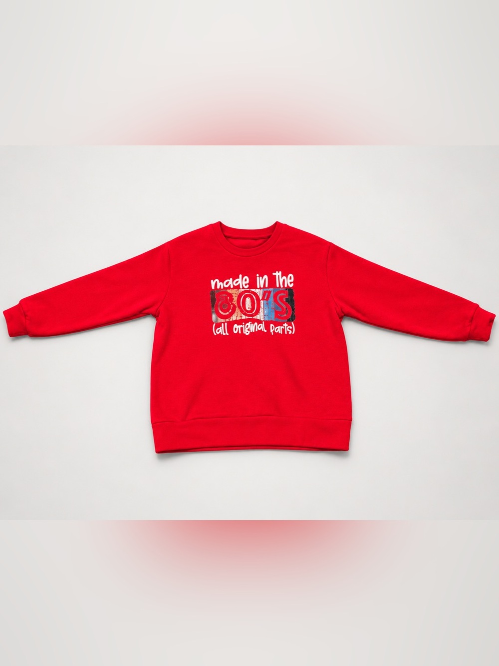 Red 'Made in the 80s' Graphic Sweatshirt - Kids